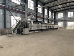 产品用途：工业粉体焙烧，规格：25-1.5米燃气网带窑